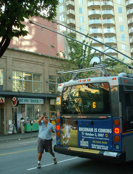 Coast Mountain Bus New Flyer E40LFR trolley 2221